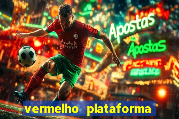 vermelho plataforma de jogos